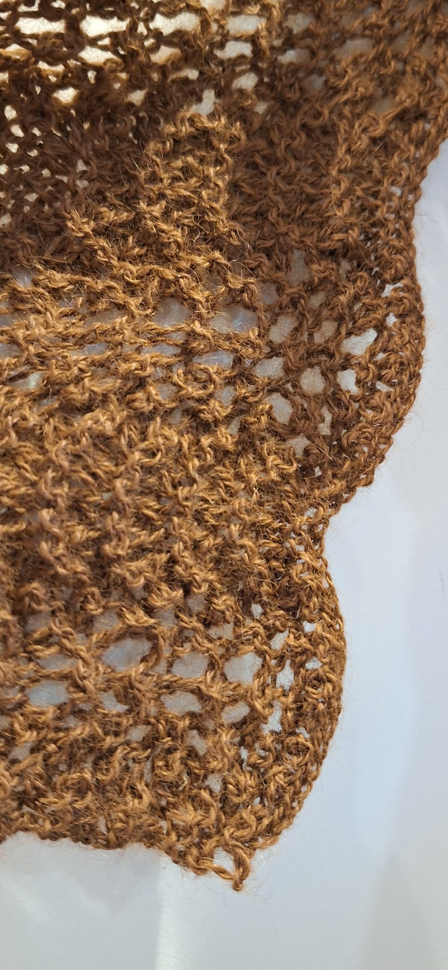 Maree Churchill - Suri Alpaca Knitted Scarf