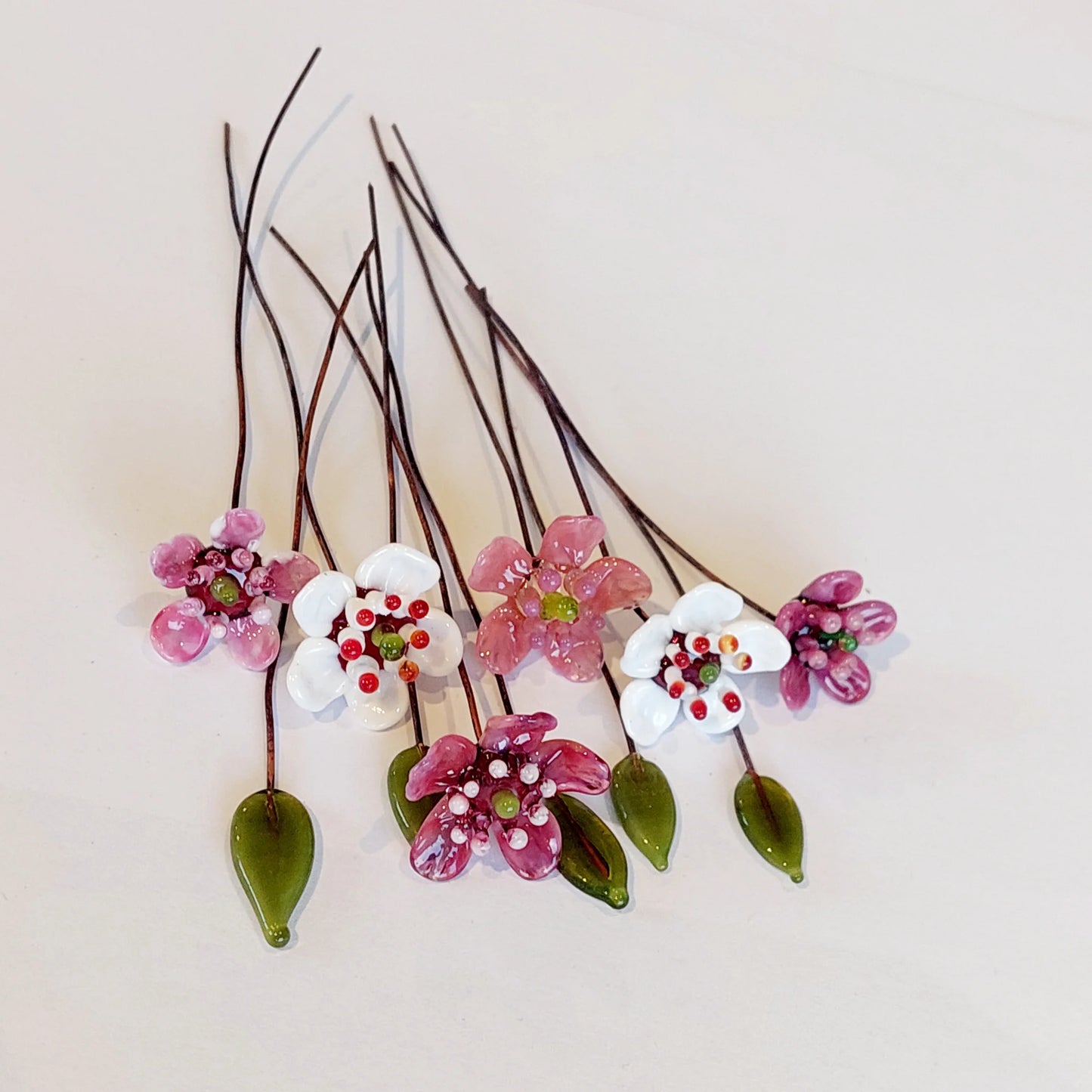 Selma Rainey - Art Glass Mini Stems - Manuka