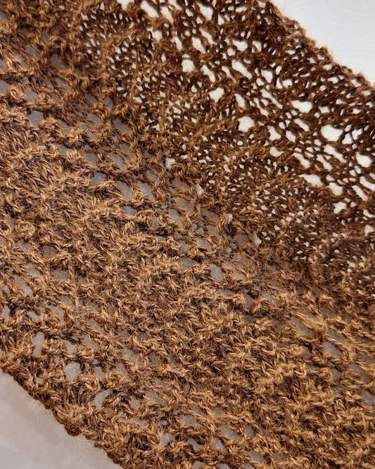 Maree Churchill - Suri Alpaca Knitted Scarf