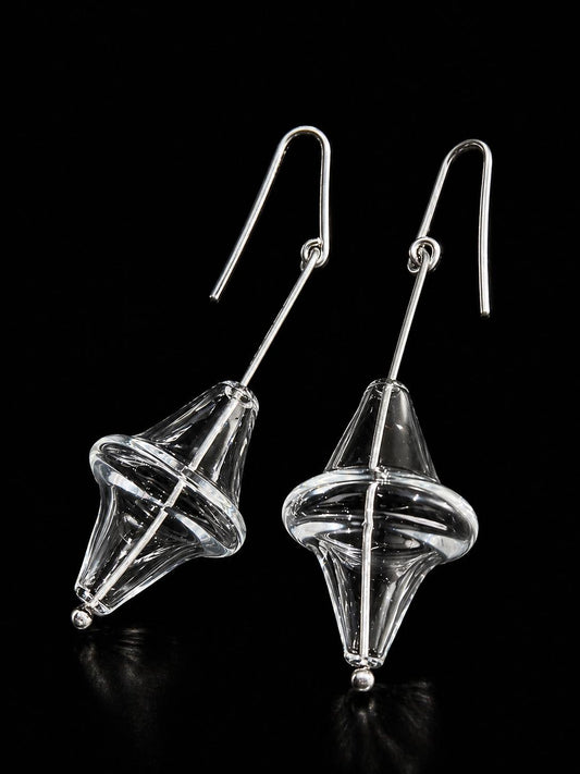 Eiko Kawaguchi - Glass Lathe Earrings