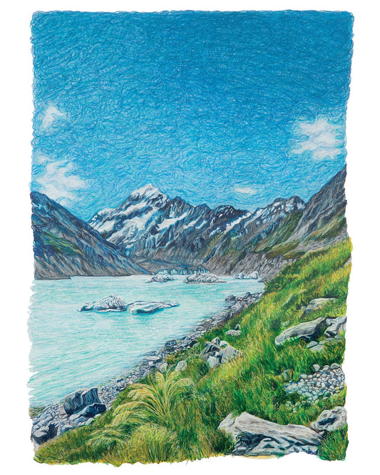 Lara Mumby-Croft - Aoraki Heights Print