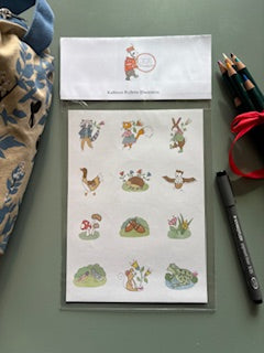 Kathleen Richens - Whimsical Sticker Sheets