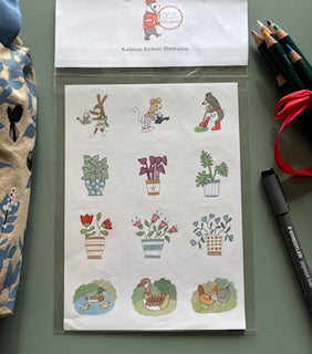 Kathleen Richens - Whimsical Sticker Sheets