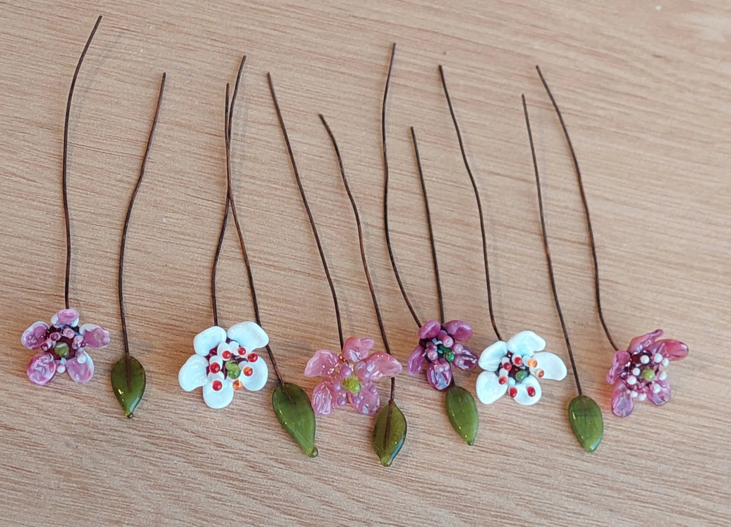 Selma Rainey - Art Glass Mini Stems - Manuka
