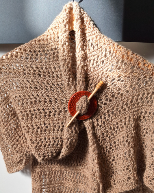 Maree Churchill - Suri Alpaca Knitted Wrap
