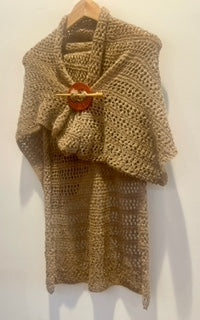 Maree Churchill - Suri Alpaca Knitted Wrap
