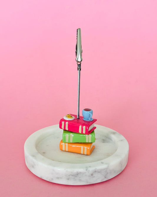 Faya Alcantara - Stacked Book Photo Holder